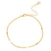 Wholesale Women's Alloy Geometric Multilayer Chain Anklet Foot Accessories