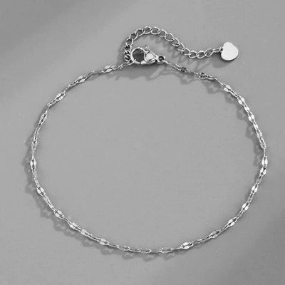 Wholesale Women's Alloy Geometric Multilayer Chain Anklet Foot Accessories