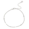 Wholesale Women's Alloy Geometric Multilayer Chain Anklet Foot Accessories