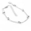 Wholesale Women's Alloy Geometric Multilayer Chain Anklet Foot Accessories