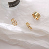 Wholesale Women's Alloy Geometric Open Ring Suit With Electroplating Treatment