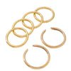 Wholesale Women's Alloy Geometric Plants Flowers Style Electroplated Jewelry Set With Bracelet And Hoop Earrings