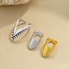Wholesale Women's Alloy Geometric Pointed Nail Ring Set Jewelry With Electroplating And Ins Style