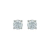 Wholesale Women's Alloy Geometric Simple Style Electroplated Fourclaw Single Zircon Earring Ear Bone Nail