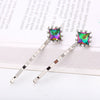 Wholesale Women's Alloy Geometric Square Round Clip Hair Accessories With Electroplating Process