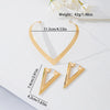 Wholesale Women's Alloy Geometric Vshaped Electroplated Jewelry Set Choker Necklace And Earrings Fashion Accessories