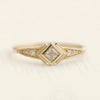 Wholesale Women's Alloy Gold Ring With Flower Pattern Electroplated Simple And Fashionable Creative Classic