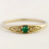 Wholesale Women's Alloy Gold Ring With Flower Pattern Electroplated Simple And Fashionable Creative Classic