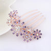 Wholesale Women's Alloy Hair Accessories With Rhinestone Bow Pearl Plaid Animals Zodiac Electroplated Design
