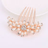 Wholesale Women's Alloy Hair Accessories With Rhinestone Bow Pearl Plaid Animals Zodiac Electroplated Design