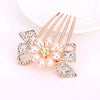Wholesale Women's Alloy Hair Accessories With Rhinestone Bow Pearl Plaid Animals Zodiac Electroplated Design