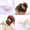 Wholesale Women's Alloy Hair Accessories With Rhinestone Bow Pearl Plaid Animals Zodiac Electroplated Design