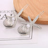 Wholesale Women's Alloy Hair Accessories With Starfish Shell Bear Bow Tie Geometric Patterns And Electroplating