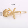 Wholesale Women's Alloy Hair Accessories With Starfish Shell Bear Bow Tie Geometric Patterns And Electroplating