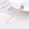 Wholesale Women's Alloy Hair Clip From Flower Starry Sky Series With Electroplating Treatment