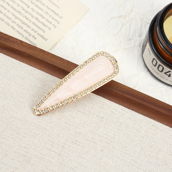 Wholesale Women's Alloy Hairpin Set With Diamonds In Bow Shape Simple And Fashionable