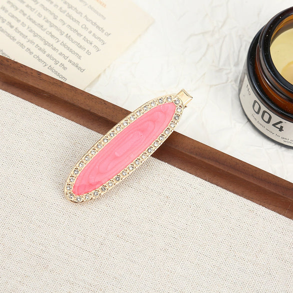 Wholesale Women's Alloy Hairpin Set With Diamonds In Bow Shape Simple And Fashionable