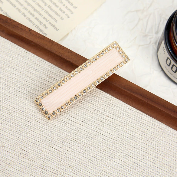 Wholesale Women's Alloy Hairpin Set With Diamonds In Bow Shape Simple And Fashionable