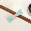 Wholesale Women's Alloy Hairpin Set With Diamonds In Bow Shape Simple And Fashionable