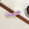 Wholesale Women's Alloy Hairpin Set With Diamonds In Bow Shape Simple And Fashionable