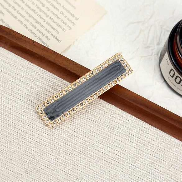 Wholesale Women's Alloy Hairpin Set With Diamonds In Bow Shape Simple And Fashionable