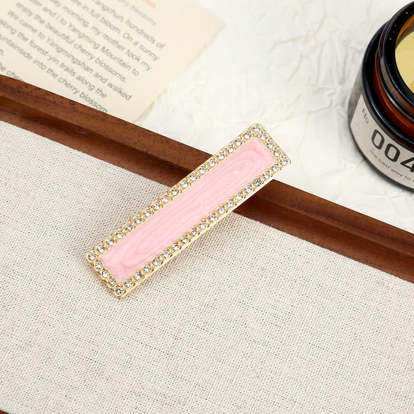 Wholesale Women's Alloy Hairpin Set With Diamonds In Bow Shape Simple And Fashionable