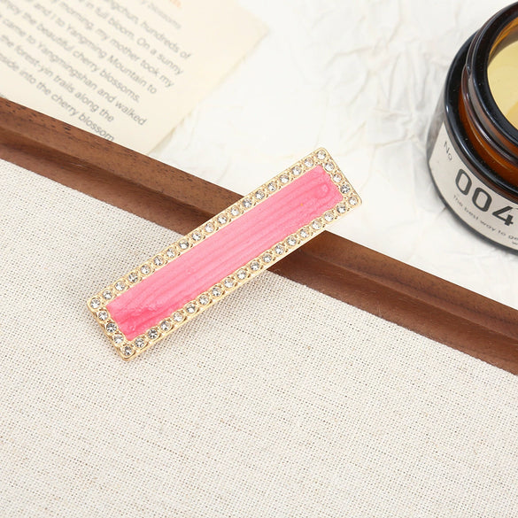 Wholesale Women's Alloy Hairpin Set With Diamonds In Bow Shape Simple And Fashionable