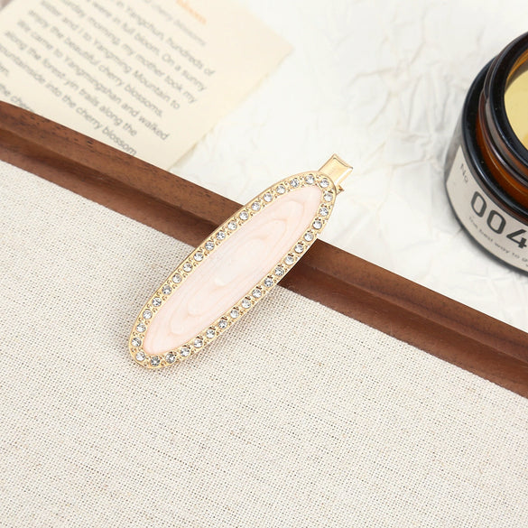 Wholesale Women's Alloy Hairpin Set With Diamonds In Bow Shape Simple And Fashionable