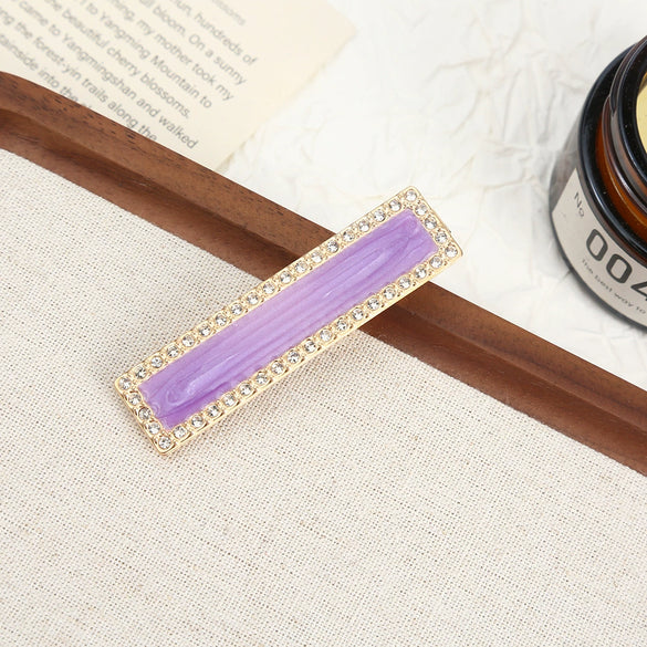 Wholesale Women's Alloy Hairpin Set With Diamonds In Bow Shape Simple And Fashionable