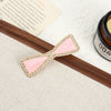Wholesale Women's Alloy Hairpin Set With Diamonds In Bow Shape Simple And Fashionable