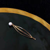 Wholesale Women's Alloy Hairpin Set With Purely Natural Freshwater Pearls Geometric Style
