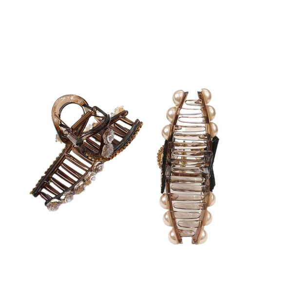 Wholesale Women's Alloy Handmade Shark Clip Hairpin Bow Hairpin