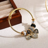 Wholesale Women's Alloy Heart Shape Diamond Bracelet