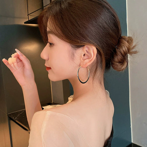 Wholesale Women's Alloy Heart Shape High Sense Electroplated Ring Earrings