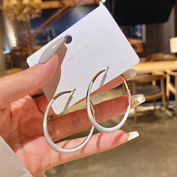 Wholesale Women's Alloy High Sense Geometric Electroplated Earrings