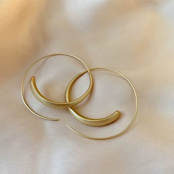 Wholesale Women's Alloy High Sense Geometric Electroplated Earrings