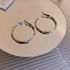 Wholesale Women's Alloy High Sense Geometric Electroplated Earrings