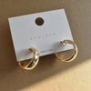Wholesale Women's Alloy High Sense Geometric Electroplated Earrings