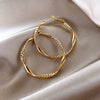 Wholesale Women's Alloy High Sense Geometric Electroplated Earrings