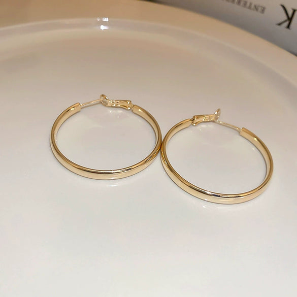 Wholesale Women's Alloy High Sense Geometric Electroplated Earrings