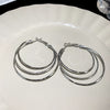 Wholesale Women's Alloy High Sense Geometric Electroplated Earrings