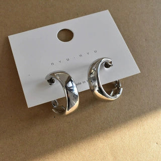 Wholesale Women's Alloy High Sense Geometric Electroplated Earrings