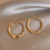Wholesale Women's Alloy High Sense Geometric Electroplated Earrings