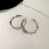 Wholesale Women's Alloy High Sense Geometric Electroplated Earrings