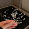 Wholesale Women's Alloy High Sense Geometric Electroplated Earrings