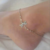 Wholesale Women's Alloy Insect Dragonfly Anklet Fashion Loose Beads Foot Accessories