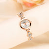Wholesale Women's Alloy Leisure Round Dial Quartz Bracelet Watch With Printed Logo