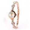 Wholesale Women's Alloy Leisure Round Dial Quartz Bracelet Watch With Printed Logo