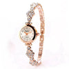 Wholesale Women's Alloy Leisure Round Dial Quartz Bracelet Watch With Printed Logo