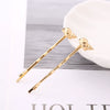 Wholesale Women's Alloy Natural Style Ocean Series Shell Starfish Conch Hairpin Electroplated Oneword Clip Headwear